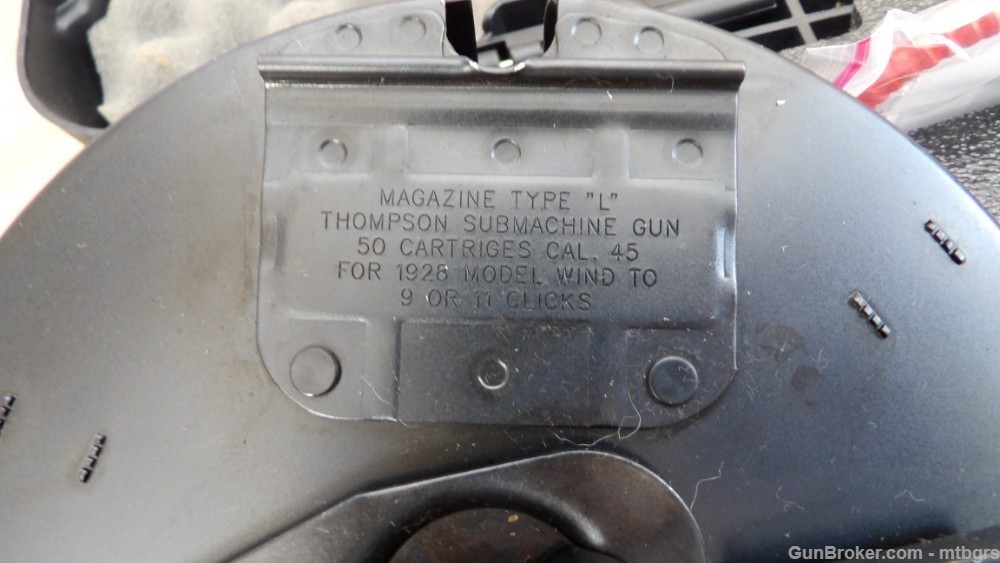 Auto-Ordnance 45ACP Thompson M1927A1 CHICAGO TYPEWRITER W/ Drum New -img-18