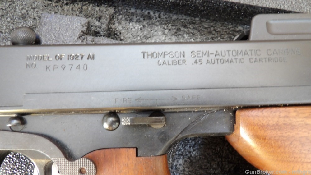 Auto-Ordnance 45ACP Thompson M1927A1 CHICAGO TYPEWRITER W/ Drum New -img-26