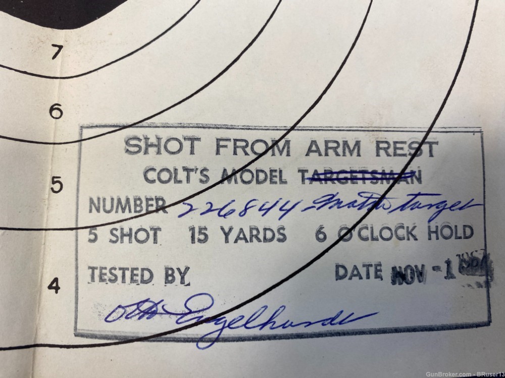 1967 Colt Woodsman Match Target .22LR *OUTSTANDING THIRD SERIES EXAMPLE*-img-3