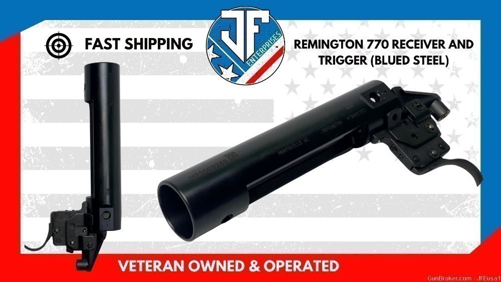 Remington 770 Receiver W/ Trigger (Blued Steel)-img-0