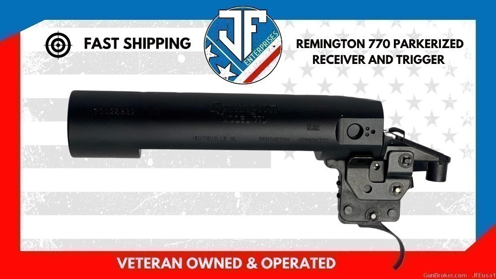Remington 770 Receiver W/ Trigger (Parkerized)-img-0