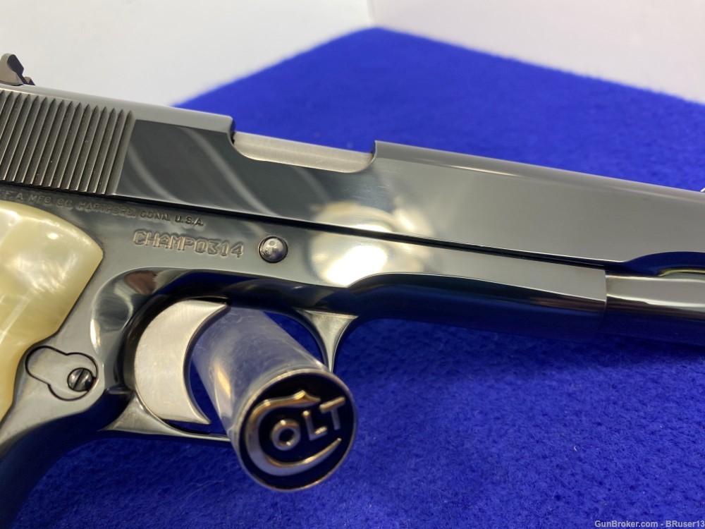 1997 Colt El Campeon .38 Super Blue/Stainless *1 of ONLY 550 EVER MADE*-img-15