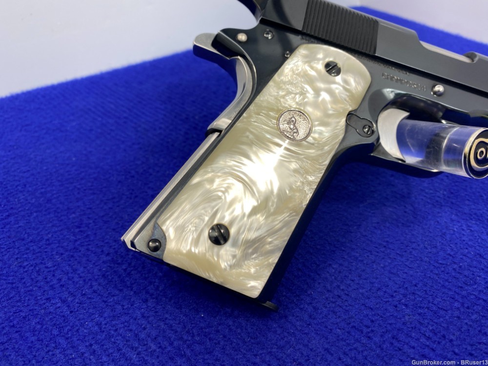 1997 Colt El Campeon .38 Super Blue/Stainless *1 of ONLY 550 EVER MADE*-img-12