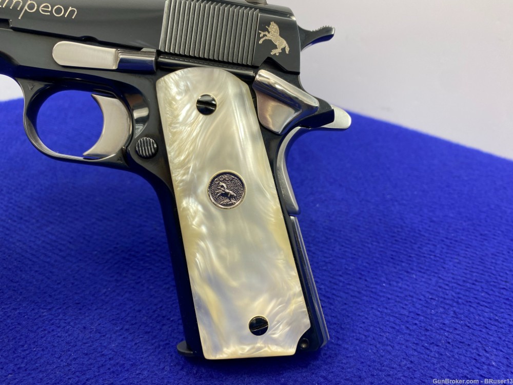 1997 Colt El Campeon .38 Super Blue/Stainless *1 of ONLY 550 EVER MADE*-img-32