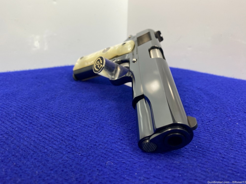 1997 Colt El Campeon .38 Super Blue/Stainless *1 of ONLY 550 EVER MADE*-img-18