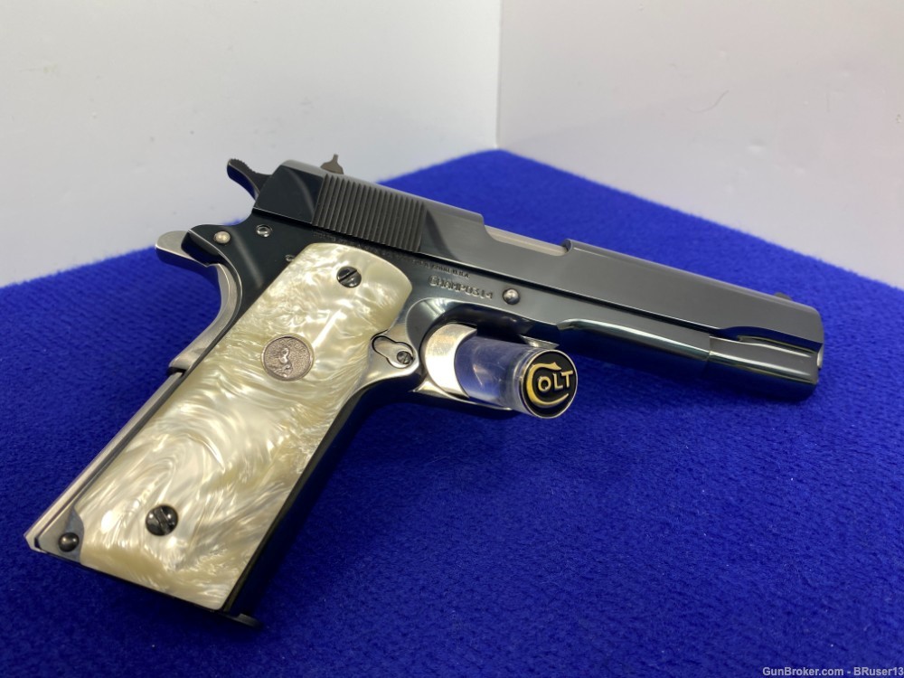 1997 Colt El Campeon .38 Super Blue/Stainless *1 of ONLY 550 EVER MADE*-img-11