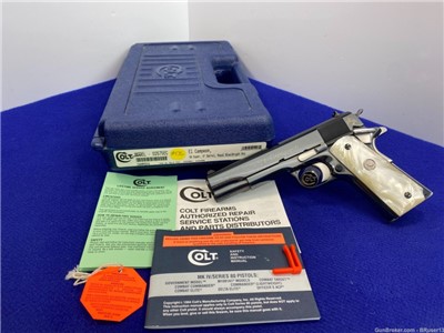 1997 Colt El Campeon .38 Super Blue/Stainless *1 of ONLY 550 EVER MADE*