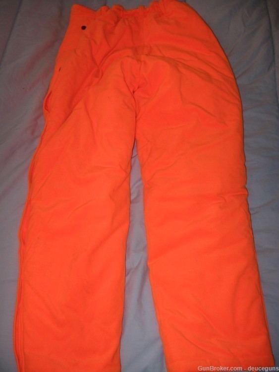 Walls Water-Pruf Insulated Blaze Orange Thermal Pants Waist Size 32-34pair -img-4