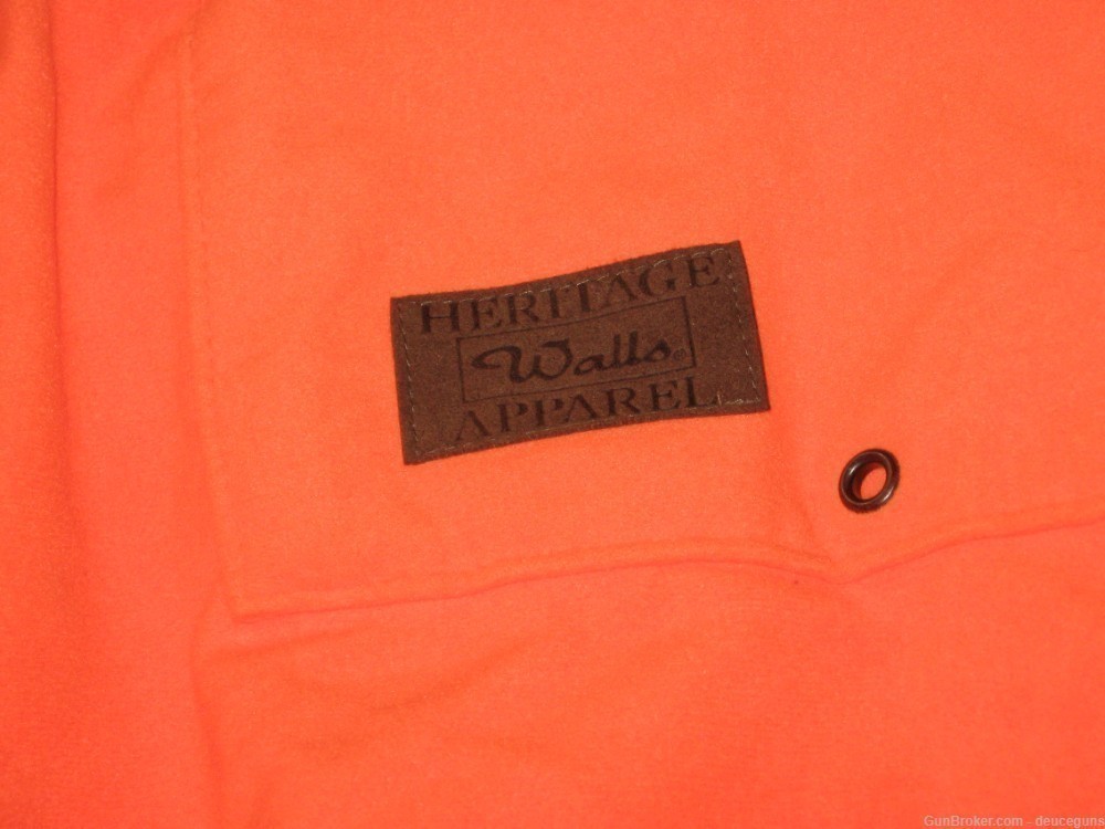 Walls Water-Pruf Insulated Blaze Orange Thermal Pants Waist Size 32-34pair -img-1