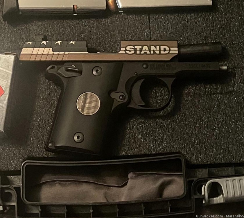 Sig sauer p938 United we stand special edition +orig case-img-1