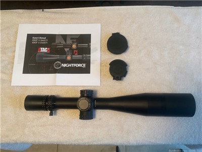Nightforce ATACR 5-25x56mm F1 ZeroStop.1 MRAD Digillum MIL-C Riflescope
