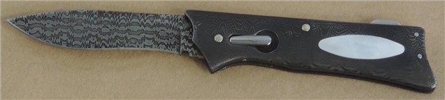 Charles Sauer Automatic Damascus Knife-img-1