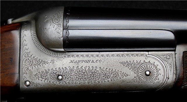 Manton Double Rifle .470 Nitro Express --img-9