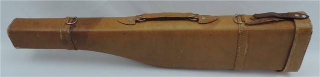 Vintage Hard Leather Rifle/Shotgun Case-img-0