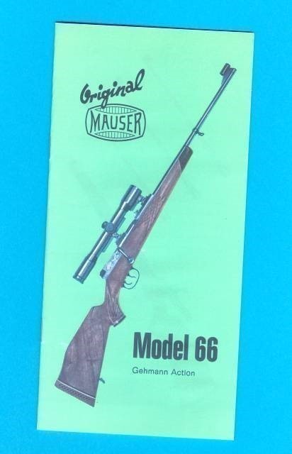 Mauser Model 66 Factory Brochure Reproduction-img-0
