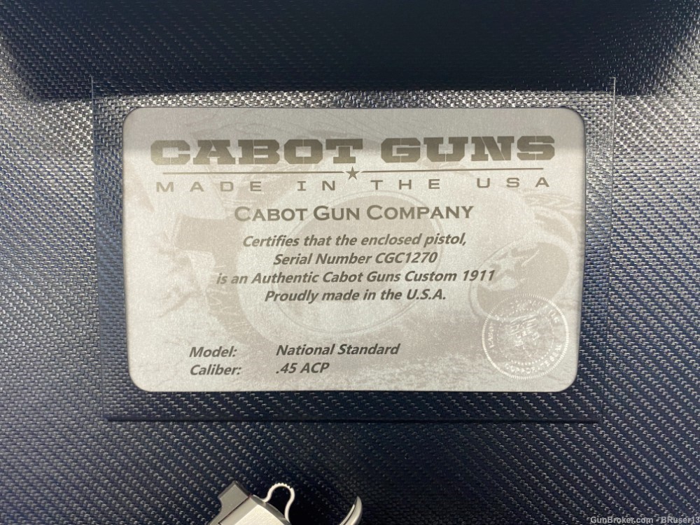 Cabot Guns The National Standard Commander .45ACP *100% ALL AMERICAN MADE*-img-3