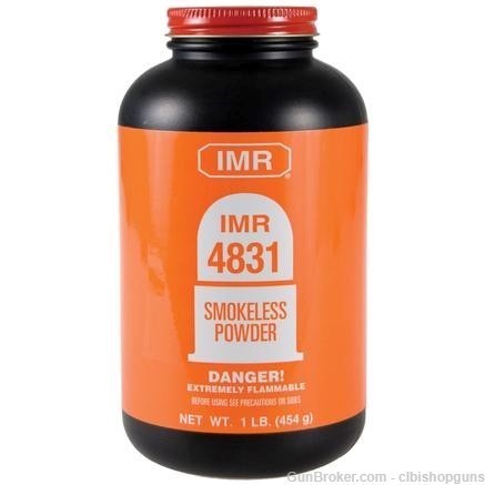  IMR Powder 4831 Rifle Powder 2-pounds  see our other reloading stuff-img-0