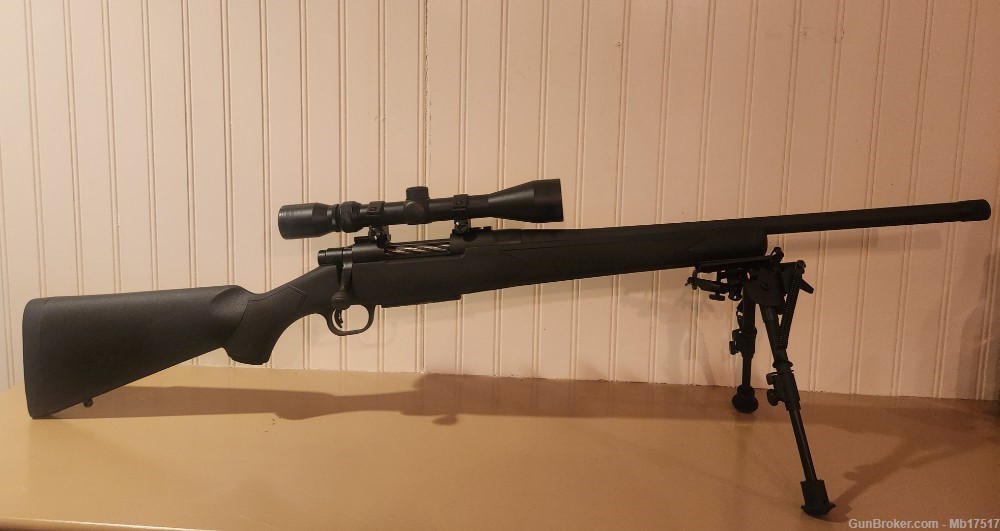 Mossberg Patriot 450 Bushmaster with bipods and ammo-img-0