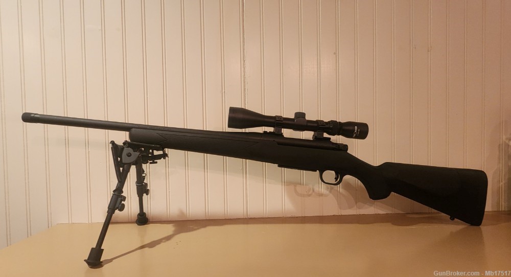 Mossberg Patriot 450 Bushmaster with bipods and ammo-img-6