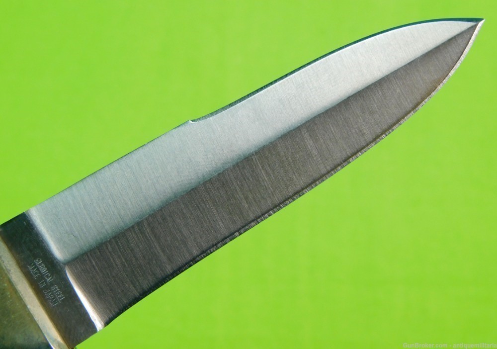 Rare Japan Parker Cutlery Co Eagle Brand Lockback Folding Knife Push Dagger-img-9