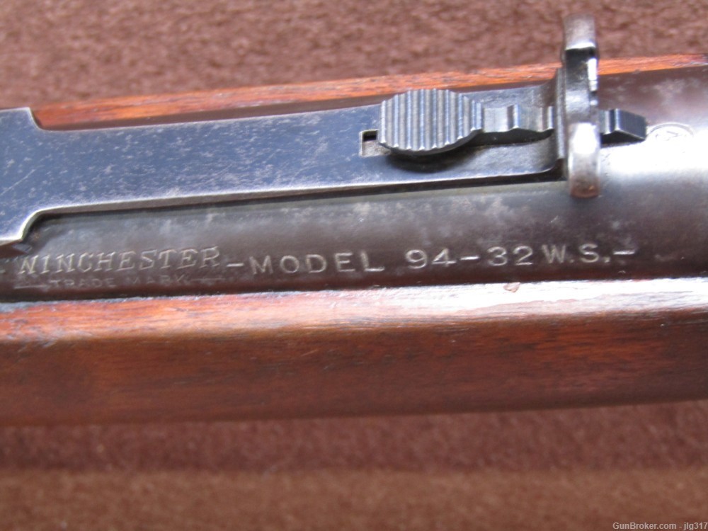 Pre 64 Winchester 94 32 WS Lever Rifle Made 1943-1948 C&R Okay -img-14