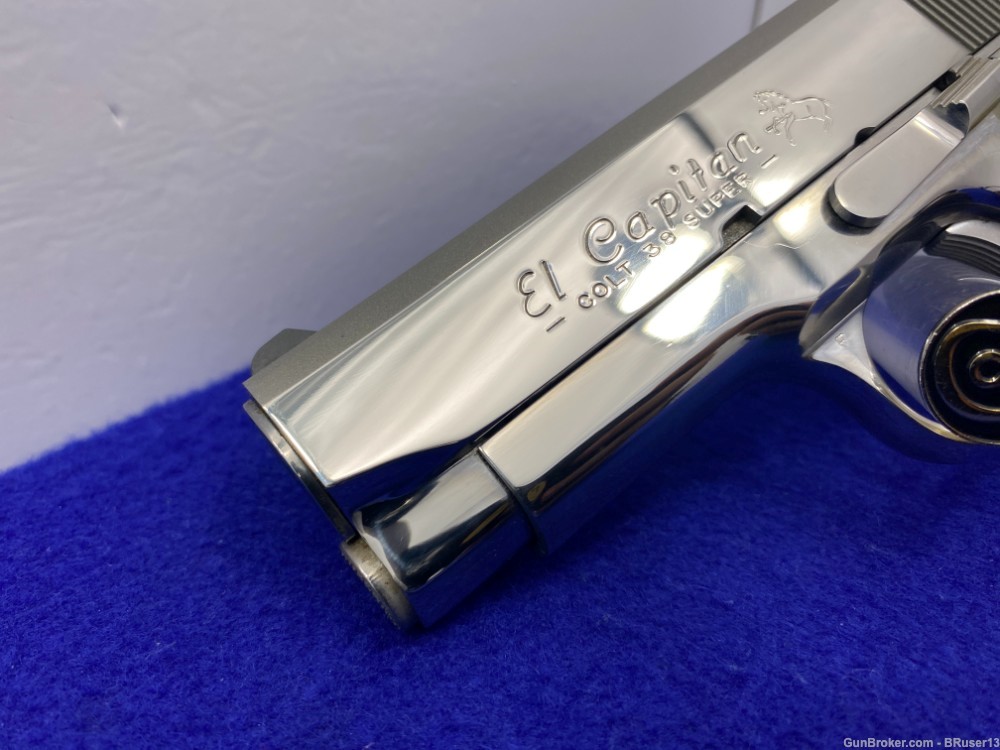 1991 Colt El Capitan .38 Super Bright Stainless *ONE OF 500 EVER MADE RARE*-img-15