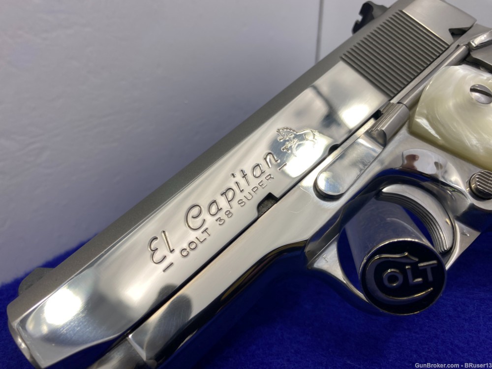 1991 Colt El Capitan .38 Super Bright Stainless *ONE OF 500 EVER MADE RARE*-img-14