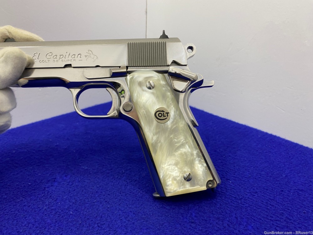1991 Colt El Capitan .38 Super Bright Stainless *ONE OF 500 EVER MADE RARE*-img-43
