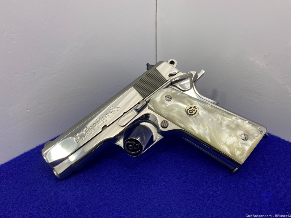 1991 Colt El Capitan .38 Super Bright Stainless *ONE OF 500 EVER MADE RARE*-img-8