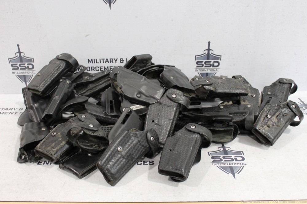 Box of Miscellaneous Used Safariland Holsters-img-0