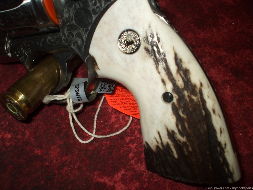 Colt Python 3" Bobby Tyler Gunworks Engraved .357 Magnum RARE-img-5