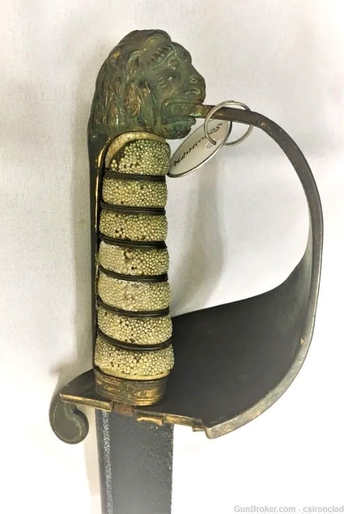 Naval Sword, British, 1827 model, relic condition-img-2