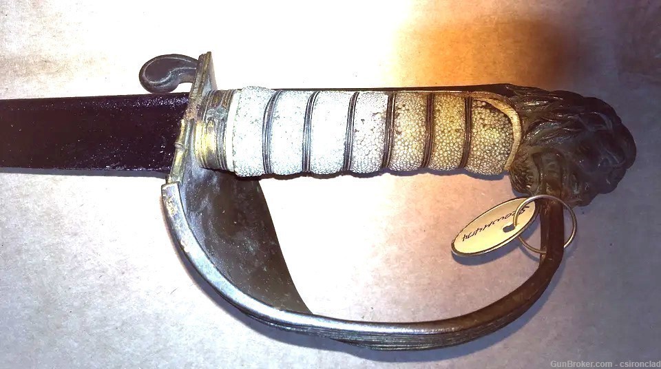 Naval Sword, British, 1827 model, relic condition-img-3