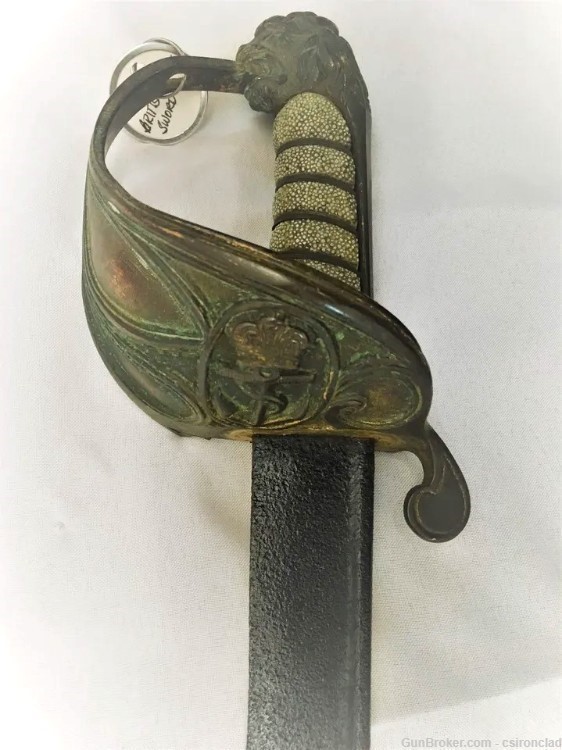 Naval Sword, British, 1827 model, relic condition-img-4