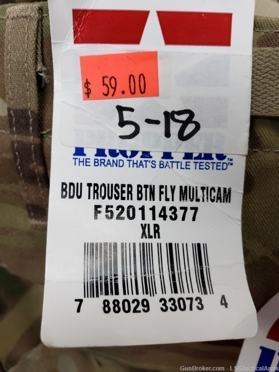 Propper® BDU Trouser Button Fly Multicam XL/R - SHIPS FREE!-img-4