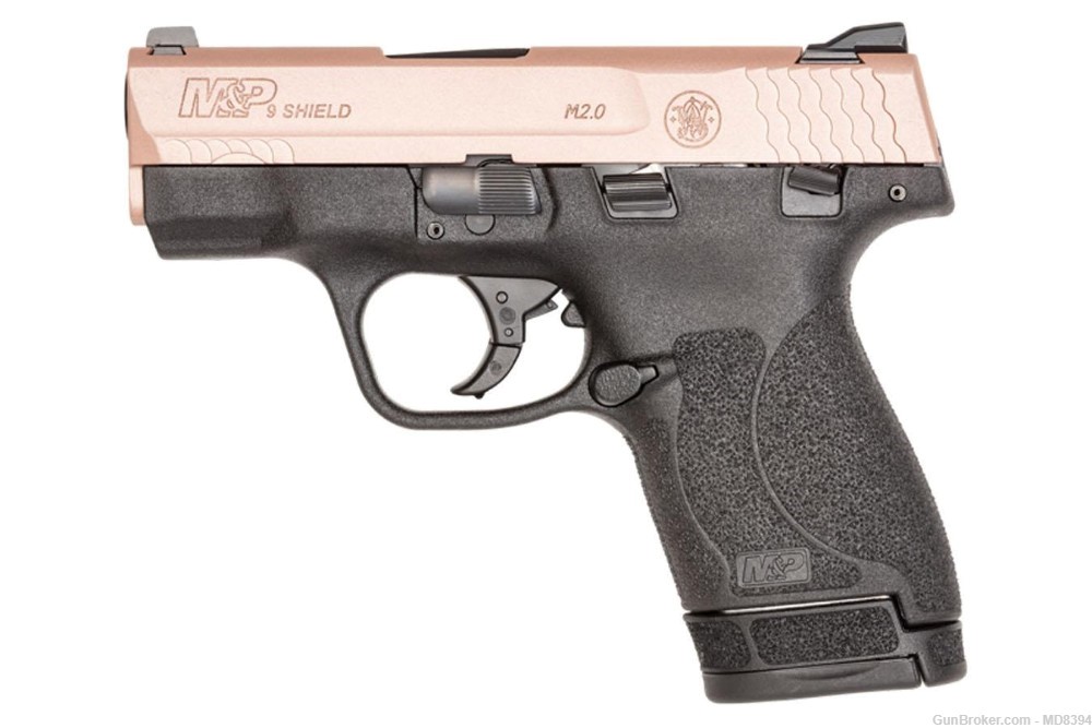 Smith & Wesson MP9 Shield M2.0 9MM w/Rose Gold Slide -img-1