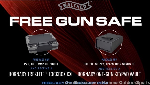 WALTHER P22Q 22 LR 3.42'' 10-RD PISTOL - Tungsten - 200 Rounds of Free Ammo-img-2