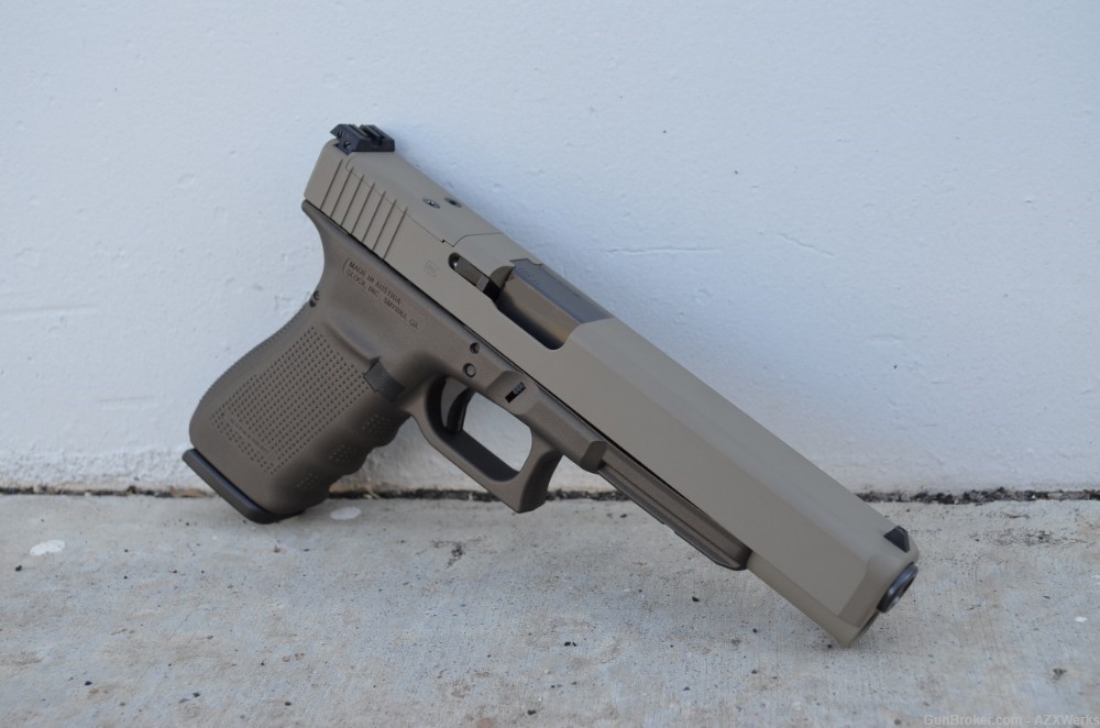 Glock 40 Gen 4 MOS 10mm X-Werks Magpul FDE Midnight Bronze G4 Optic Ready L-img-0