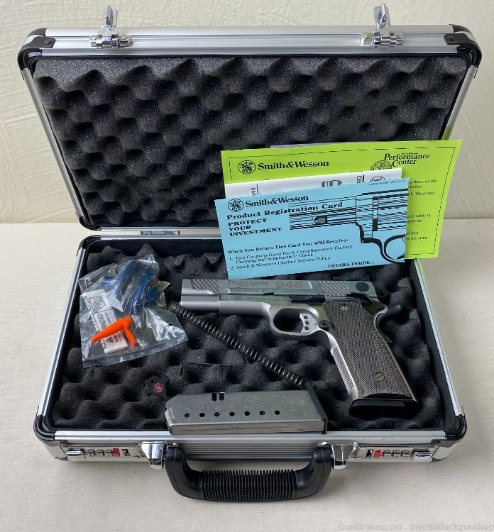 Smith & Wesson 945 PC 45 ACP 4.75" Stainless-img-0