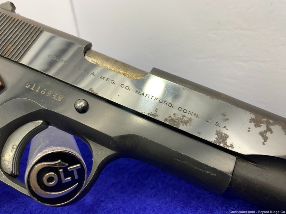 1967 Colt Commander 9mm Luger Blue 4 1/4" *DESIRABLE PRE-70 SERIES*-img-21