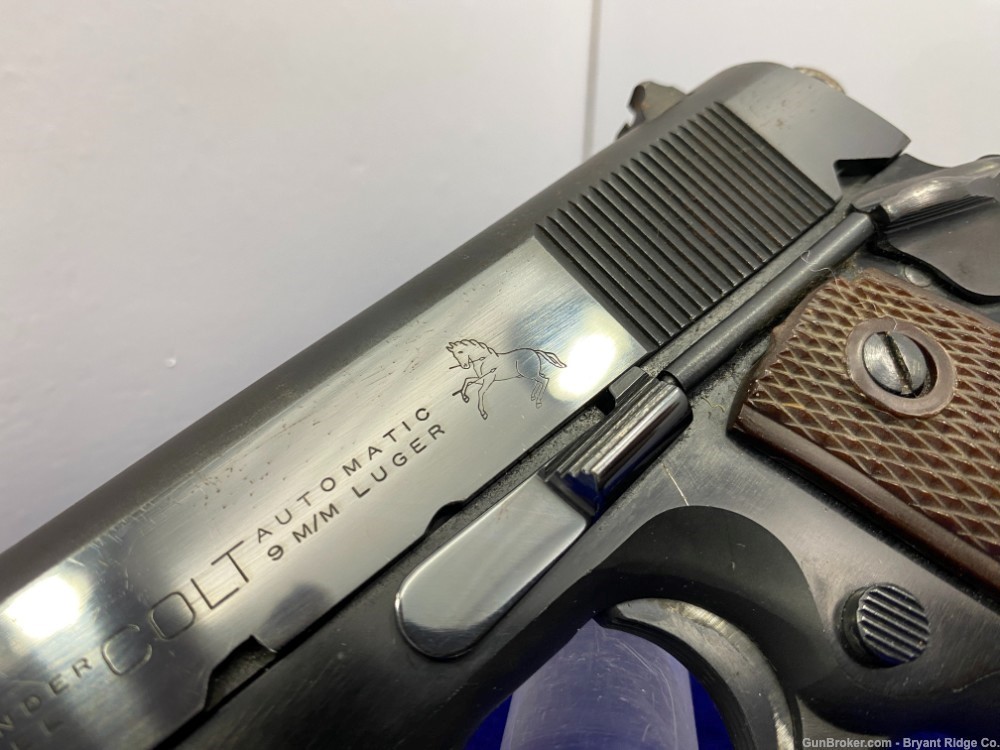 1967 Colt Commander 9mm Luger Blue 4 1/4" *DESIRABLE PRE-70 SERIES*-img-6