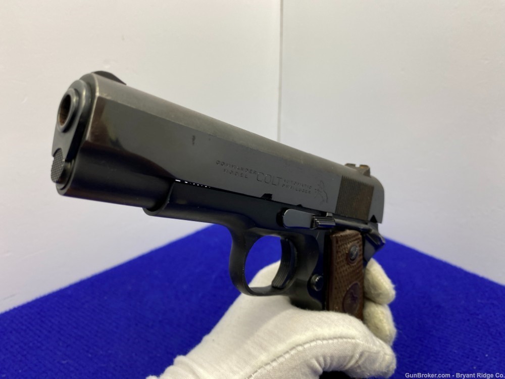1967 Colt Commander 9mm Luger Blue 4 1/4" *DESIRABLE PRE-70 SERIES*-img-33