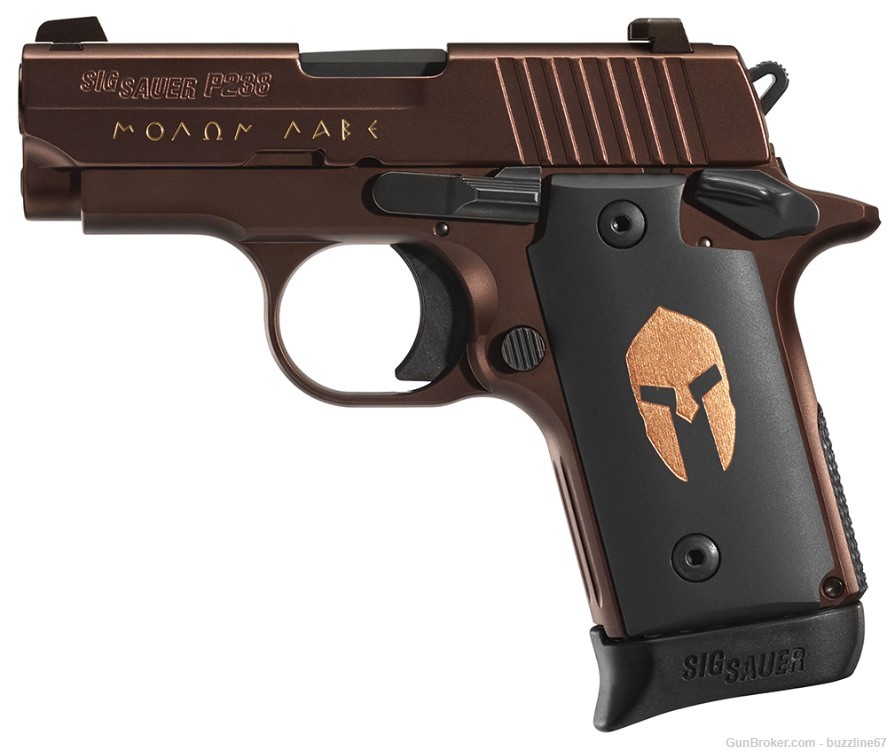 Sig Sauer P238 Spartan "discontinued Oil-Rubbed Bronze finish"-img-7