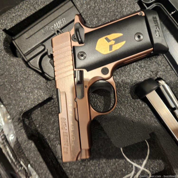 Sig Sauer P238 Spartan "discontinued Oil-Rubbed Bronze finish"-img-3