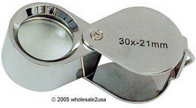 30 x power magification jeweler's loupe  w/case-img-0