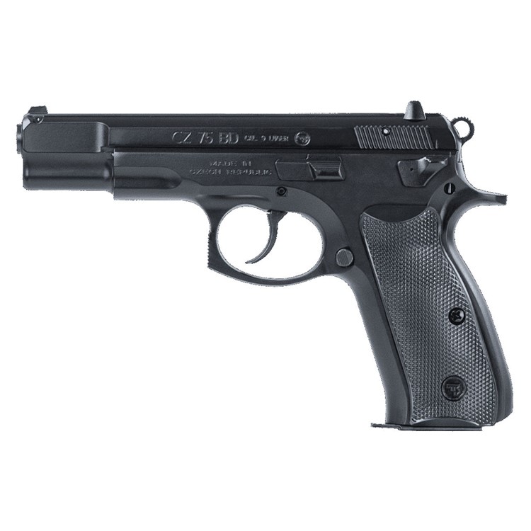 Cz-Usa CZ 75BD w/ De-cocker 9mm Luger 4.7 BBL Black Polycoat 16 Rd-img-1