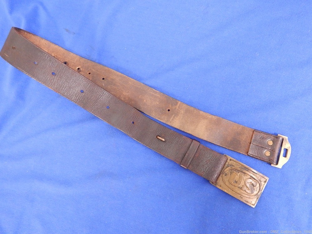 1870s Indian Wars Enlisted Officer's Belt & Buckle-img-7