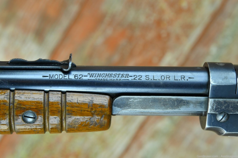 VERY EARLY 1st Year Winchester Model 62 Rifle - *2 DIGIT,  S/N 22!*-img-7