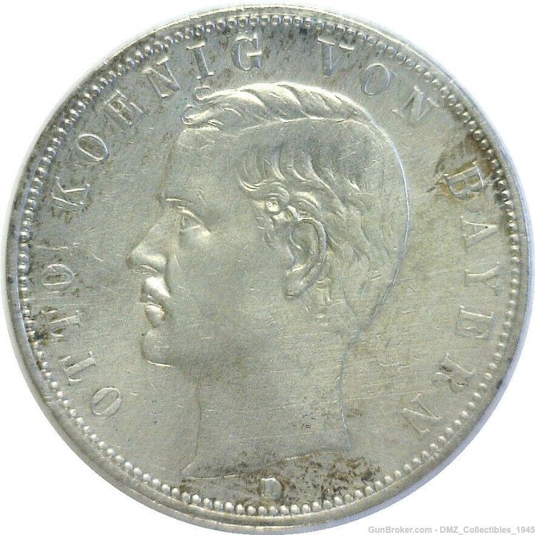 1908 German Silver Coin-img-0