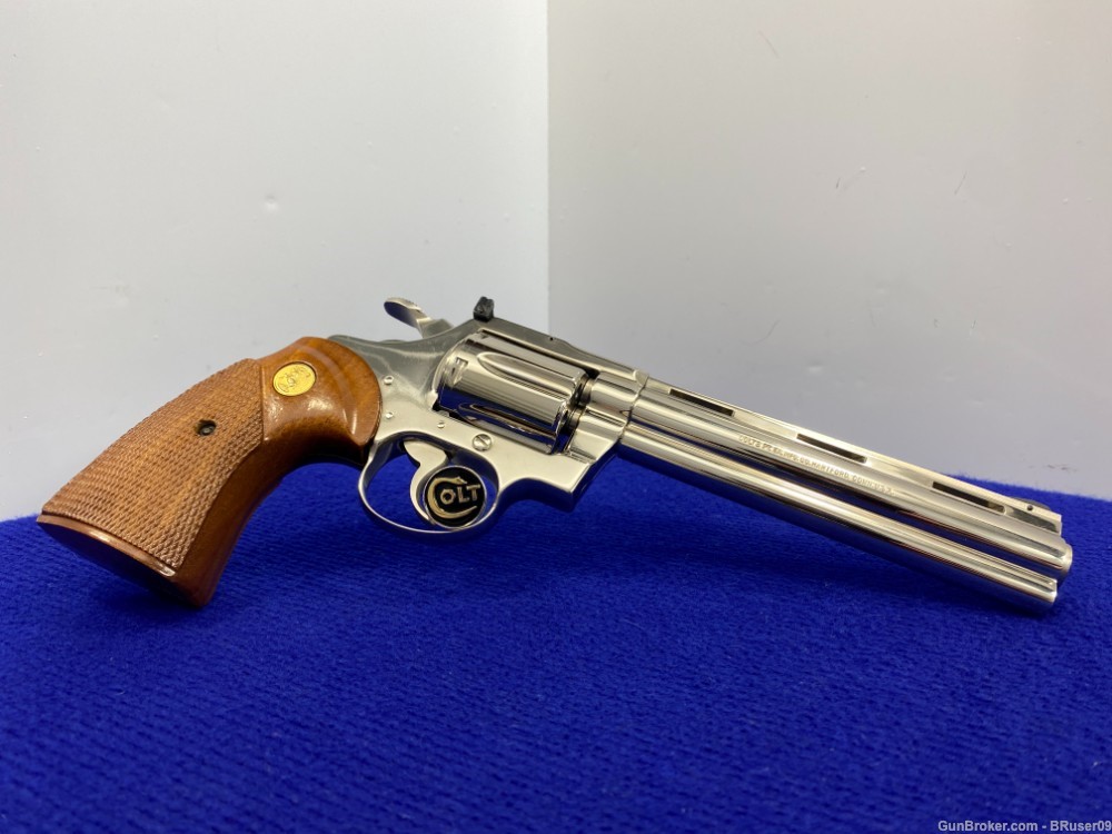 1984 Colt Diamondback .22LR Nickel 6" *RARE & SOUGHT-AFTER/ONLY 2,200 MADE*-img-13